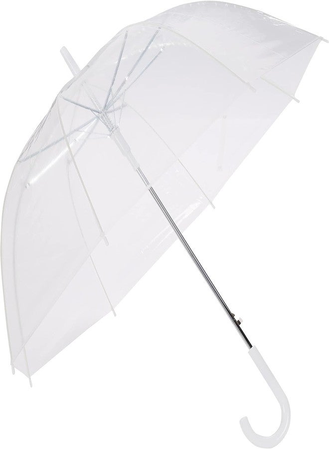 Anasis Clear Transparent Umbrella, Auto Open, Long Handle, Windproof Design, for Travel and Outdoor Events - Image 1